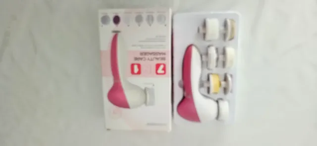 Pixnor 7 en 1 Limpieza Facial Rosa/Blanco