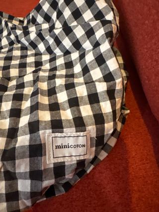 Sábanas capazo/moisés floral y cuadros