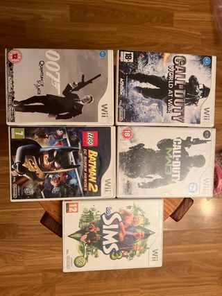 Juegos Nintendo Wii: 007, Call of Duty, Batman, Si