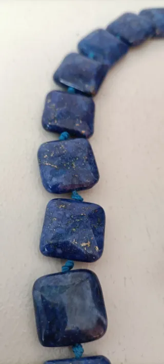 Conjunto Collar y Anillo Lapis Lazuli