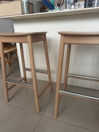Taburete Alto RÖNNINGE IKEA Madera Cocina