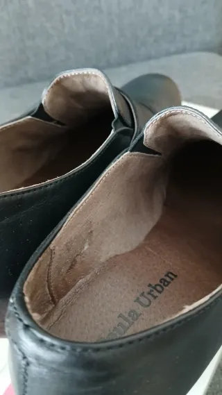 Botines piel negros talla 37