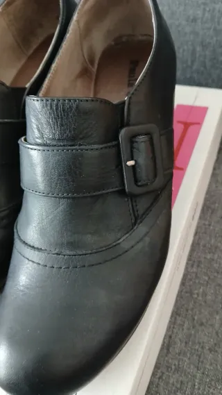 Botines piel negros talla 37