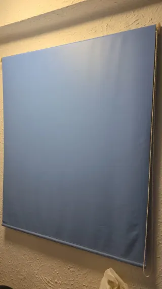 Estor enrollable azul 1.15cm