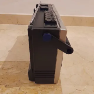 Radio Cassette Philips Plata/Negro