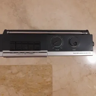 Radio Cassette Philips Plata/Negro