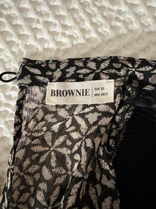 Vestido Brownie niña estampado