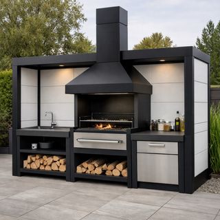 Barbacoa para exterior