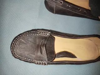 Mocasines chica negros
