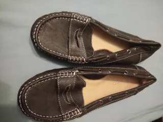 Mocasines chica negros