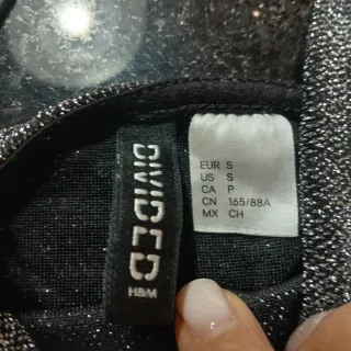 Top fiesta plateado brillante