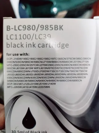 BROTHER *Cartuchos de tinta compatibles*