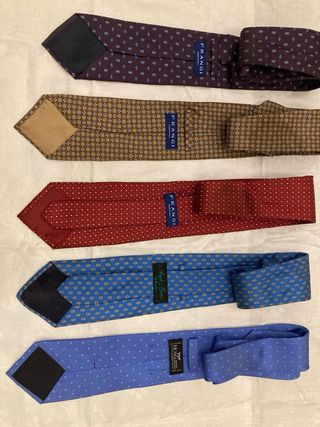 Lote de 5 corbatas de vestir