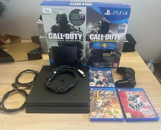 Consola PS4 Negra 1TB + Juegos