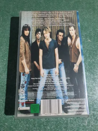 Lote 4 VHS Bon Jovi en Concierto