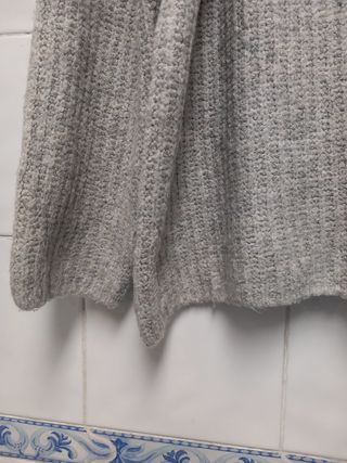 Jersey Bershka Oversize Gris punto Talla M