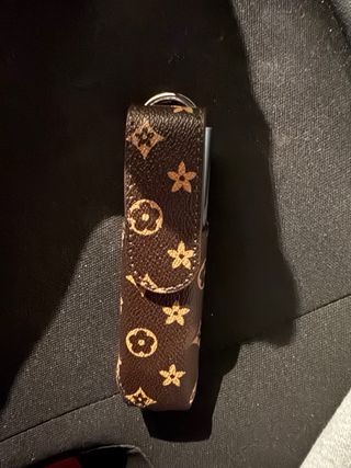 Portachiavi Louis Vuitton monogramma marrone