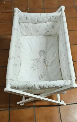 Moisés para bebé blanco