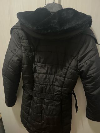 Parka Desigual Negra Talla 13-14 Niña