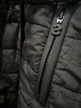 Parka Desigual Negra Talla 13-14 Niña