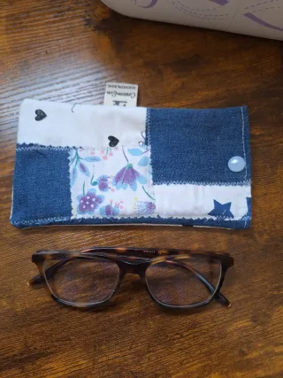 Funda para gafas patchwork CowconEva