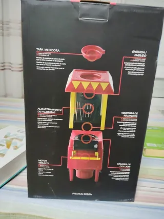 Máquina de Palomitas Estilo Circo