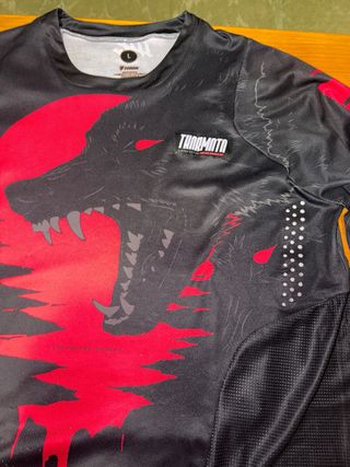 Camiseta Motocross Thor Rojo Negro