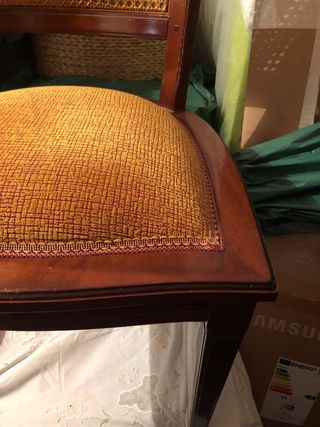 Silla Nido de Abeja Tapizada