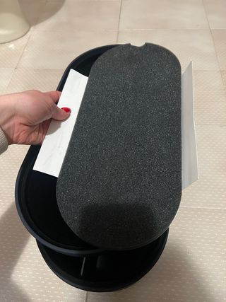 Contenitore phon blu scuro stile Dyson