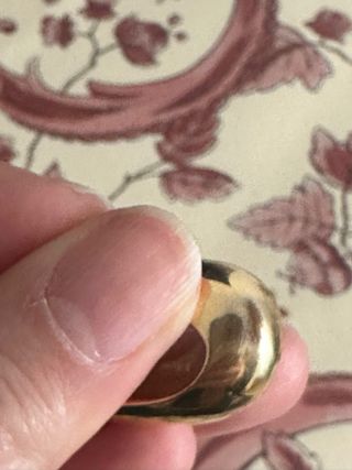 Pendientes COS gota dorados grandes