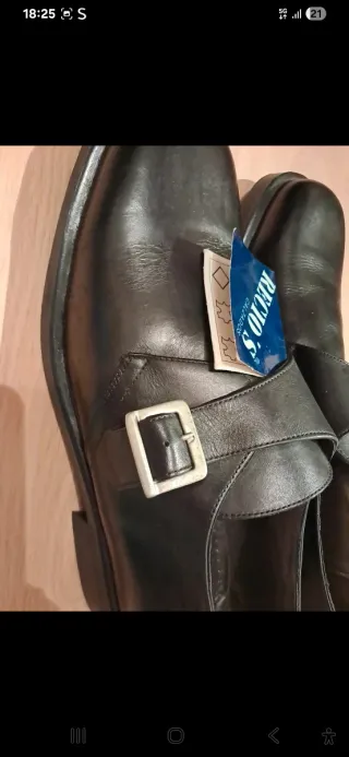 Zapatos de piel Recio's Negros talla 44 Nuevos