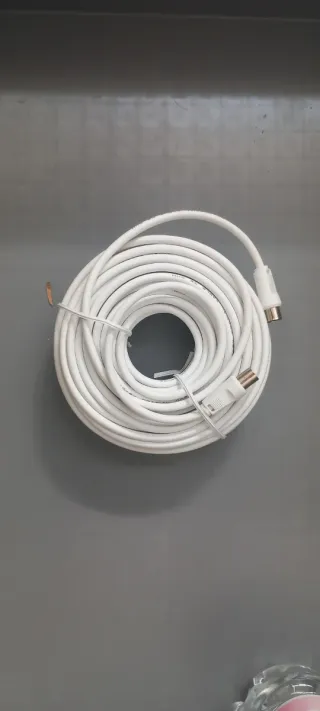Cavo Antenna TV 20M Bianco