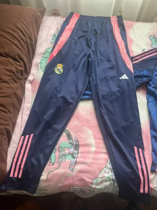 Chándal Real Madrid Adidas Azul y Rosa