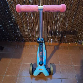 Patinete Mini Micro 3 Ruedas Azul/Rosa