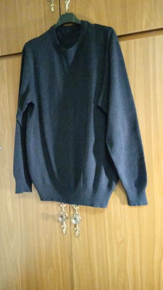 Jersey fino azul marino