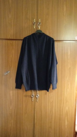 Jersey fino azul marino