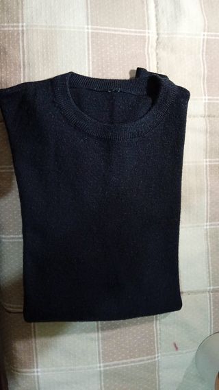 Jersey fino azul marino