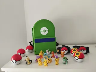 Lote Pokémon: Mochila, Cinturones, Bolas y Figuras