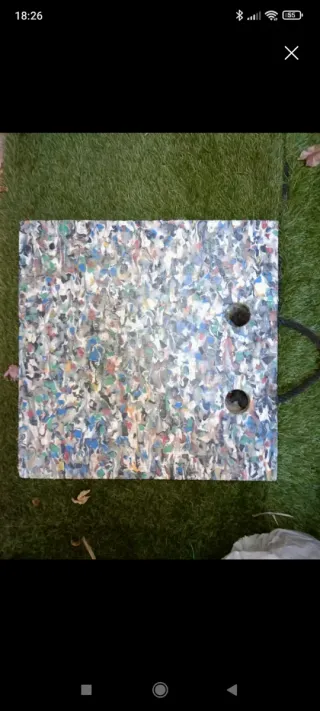 Placa para grúa  40por 40