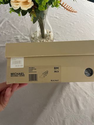 Zapatos Michael Kors Tacón Multicolor Negro