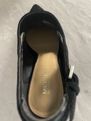 Zapatos Michael Kors Tacón Multicolor Negro