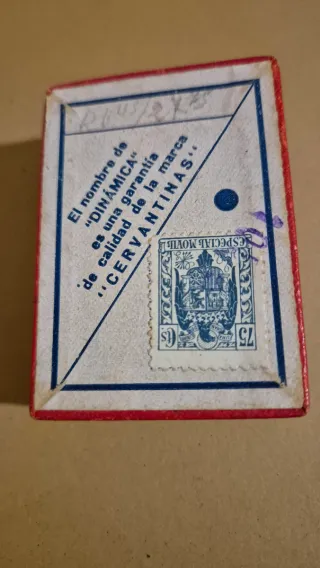 Antigua Caja PLUMAS CERVANTINAS - mod. Dinámica