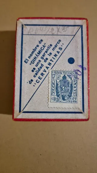 Antigua Caja PLUMAS CERVANTINAS - mod. Dinámica