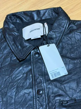 Chaqueta de Piel Zadig & Voltaire Negra