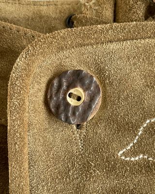 Lederhosen Donna Pelle Camoscio Marrone 42