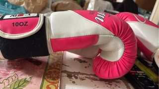 Guantes Boxeo Custom Fighter 10oz Rosa