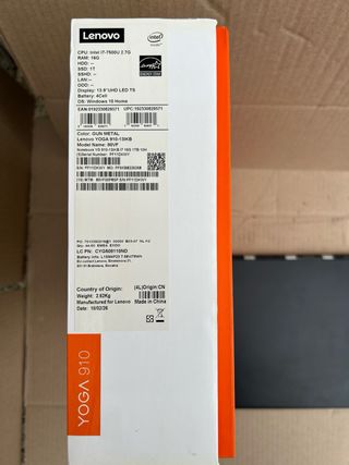 Lenovo Yoga 910-13IKB i7 16GB RAM 1TB SSD