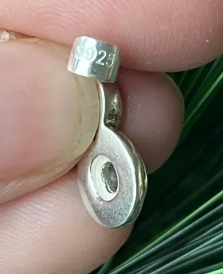 Mini colgante de abulón y plata 925