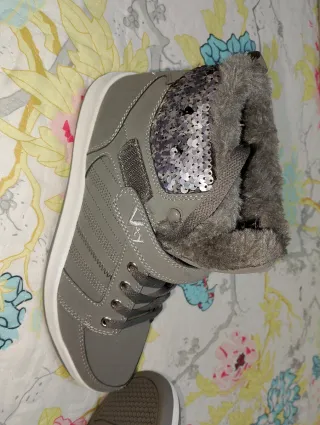 Zapatillas Vty caña alta grises