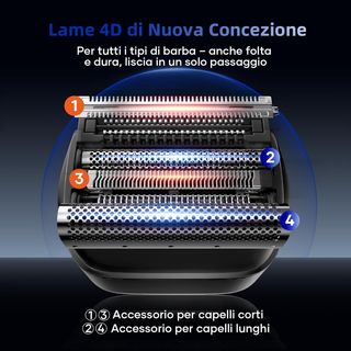 Rasoio Elettrico Barba Kensen V1